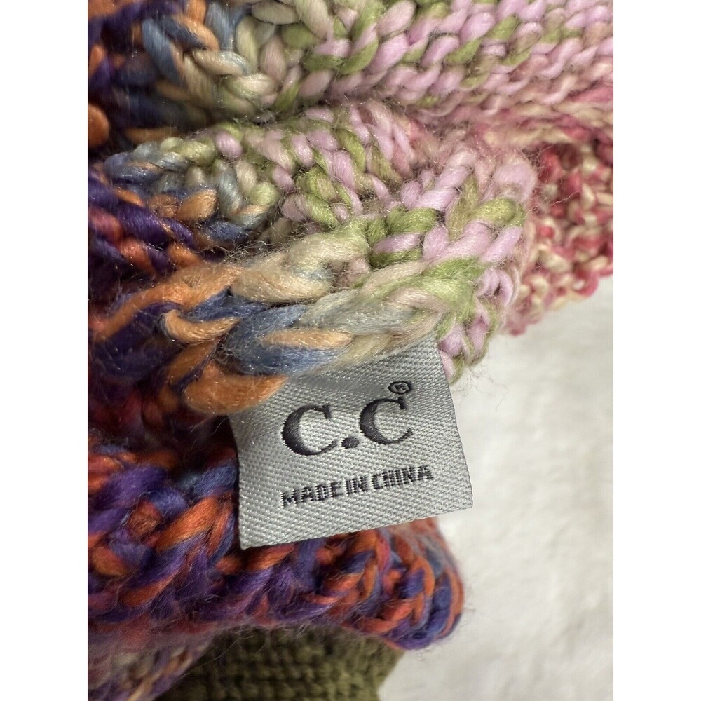 Bundle 3 - CC Beanie Woman’s Knit Slouchy Thick Cap Hat Solid Colors - Picture 5 of 15